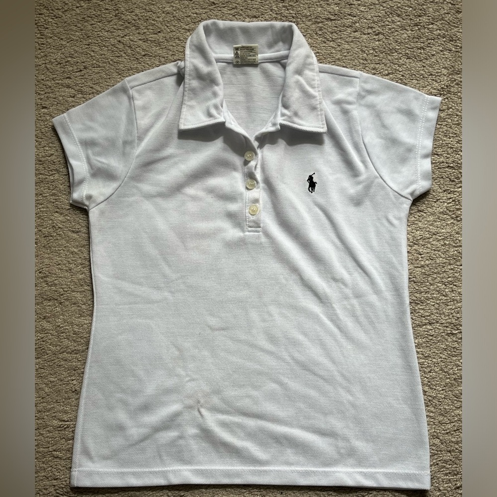 Polo by Ralph Lauren Boys White Short Sleeve